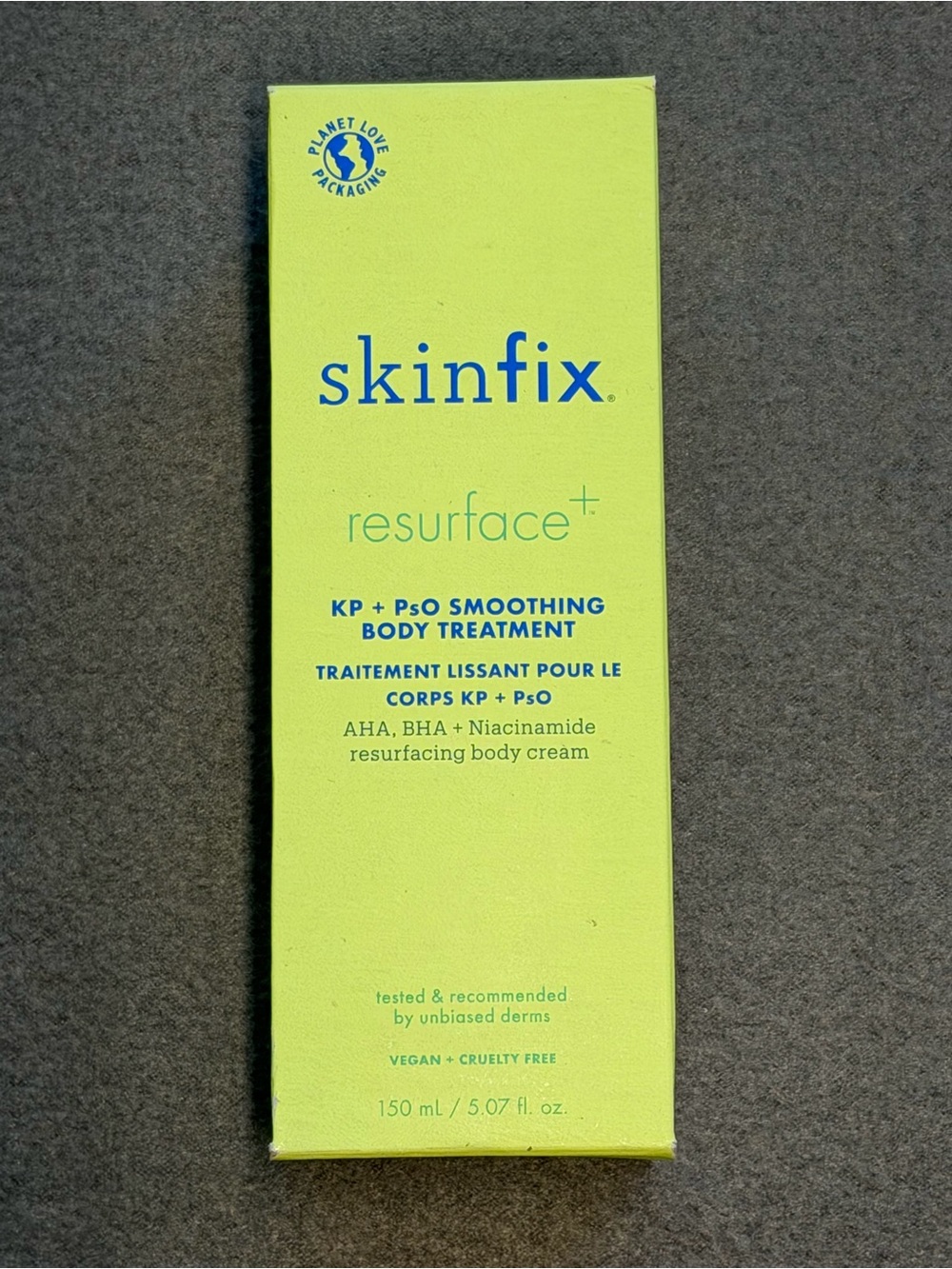 Skin Skinfix Resurface+ KP & PsO Smoothing Body Treatment - Lime Green
